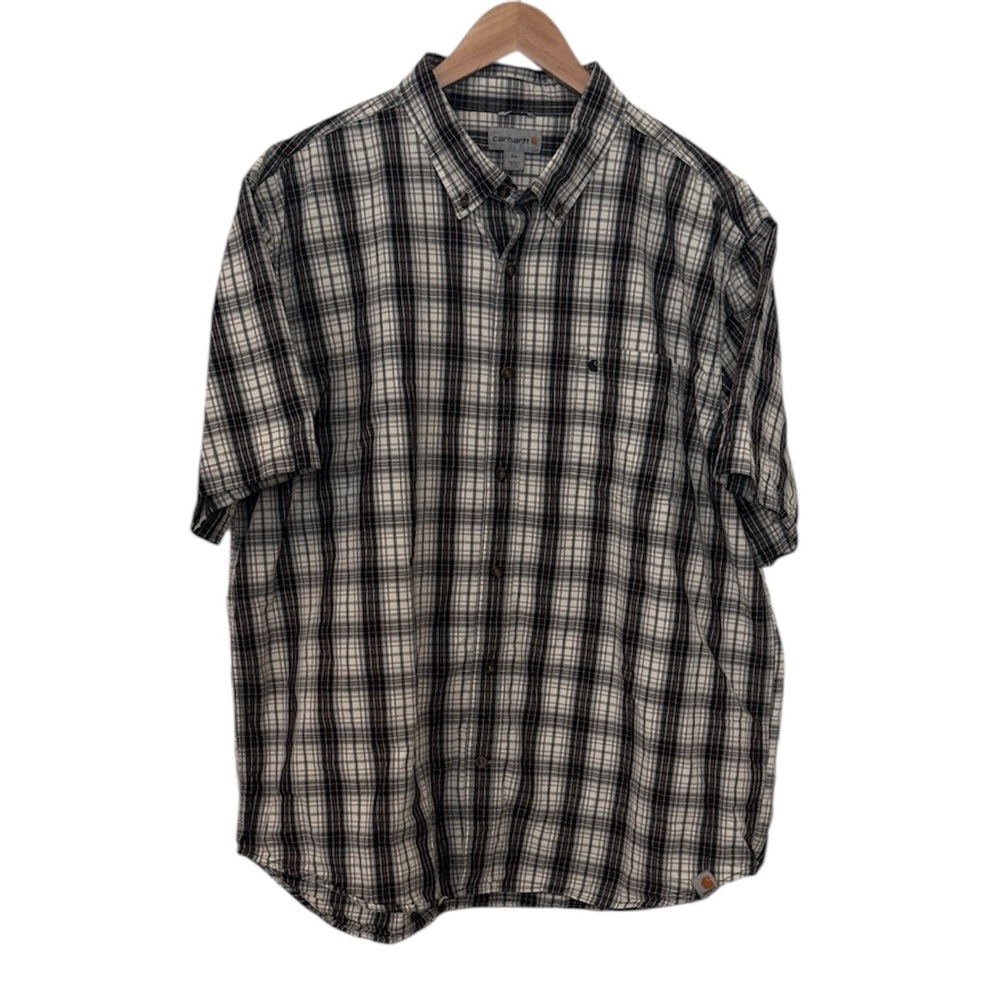 Men’s Carhartt Short Sleeve Button Down Relaxed Fit 2XL